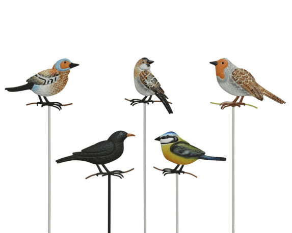 Decorazione Uccellino Su Stelo Assortito 20x89cm In Ferro – Kaemingk