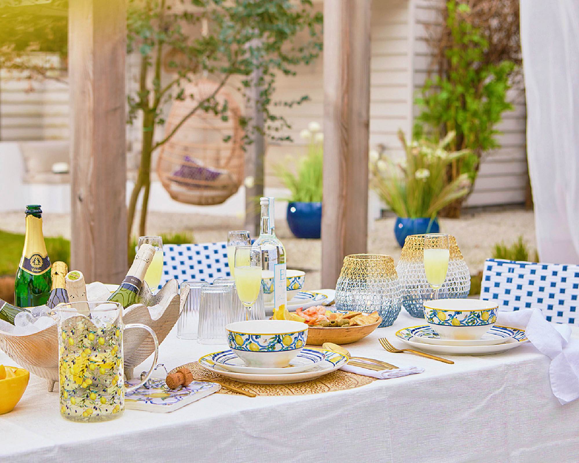 Ciotola Deco Limoni D15x7cm in Porcellana - Kaemingk - immagine 3