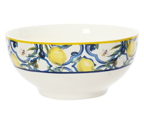 Ciotola Deco Limoni D15x7cm in Porcellana – Kaemingk
