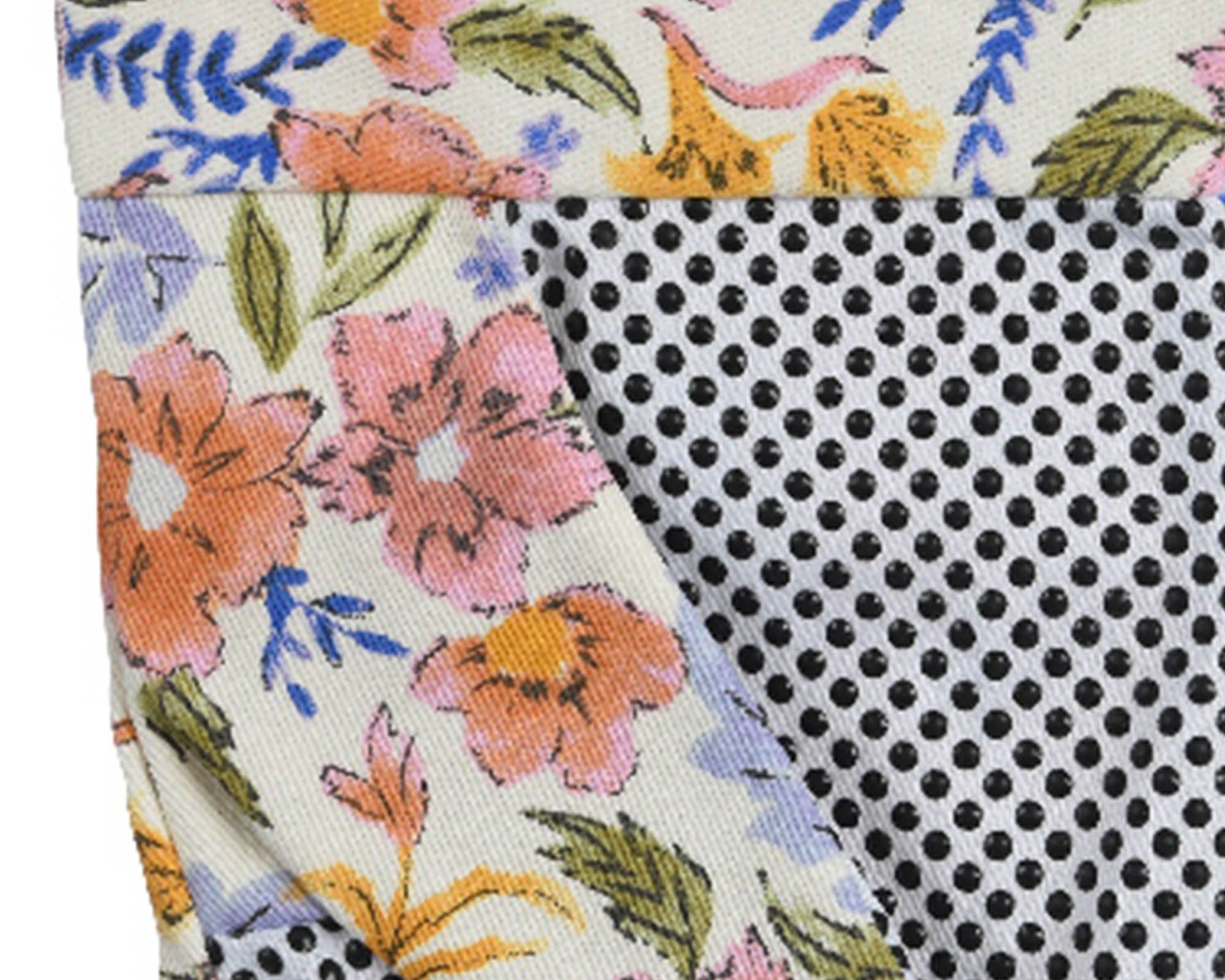 Guanti da Giardinaggio Deco Floreale Multicolor 25cm in PVC - Kaemingk - immagine 3