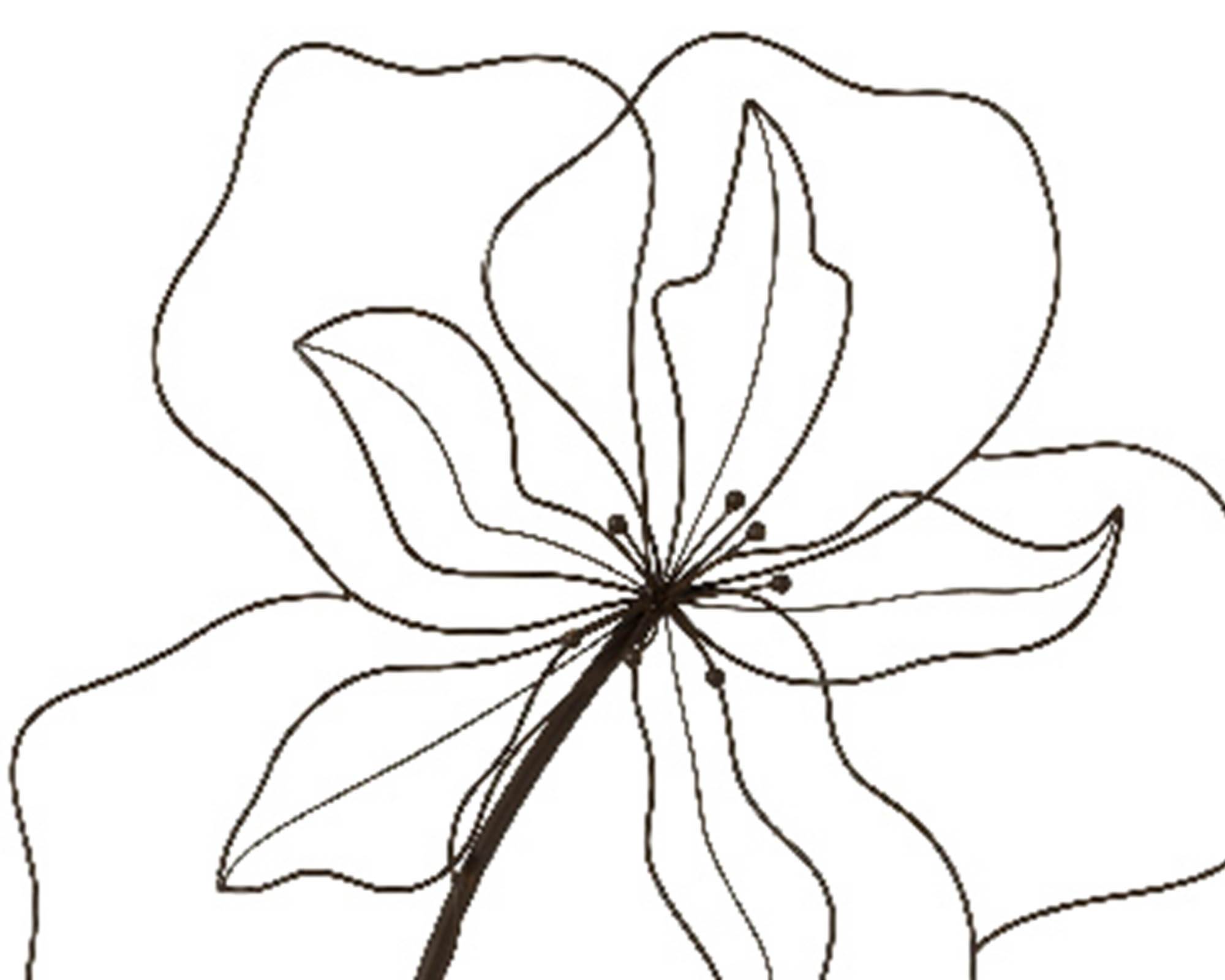 Recinzione Deco Fiore Nero 67x180cm in Ferro - Kaemingk - immagine 2