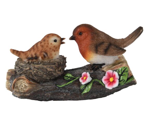 Statua Deco Giardino Uccellino su Ramo in Resina – Kaemingk