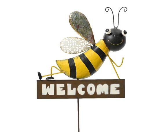 Decorazione da Giardino Ape Welcome in Ferro – Kaemingk