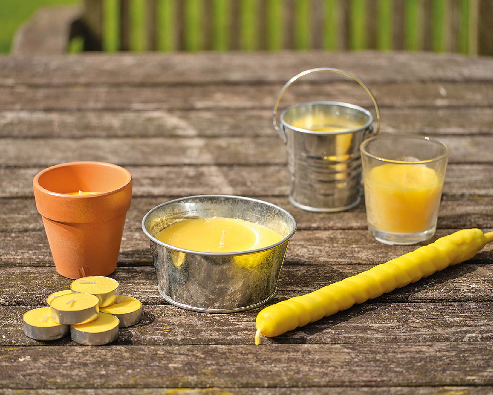 Candela alla Citronella con Vasetto D8x7,5cm in Terracotta - Kaemingk - immagine 2