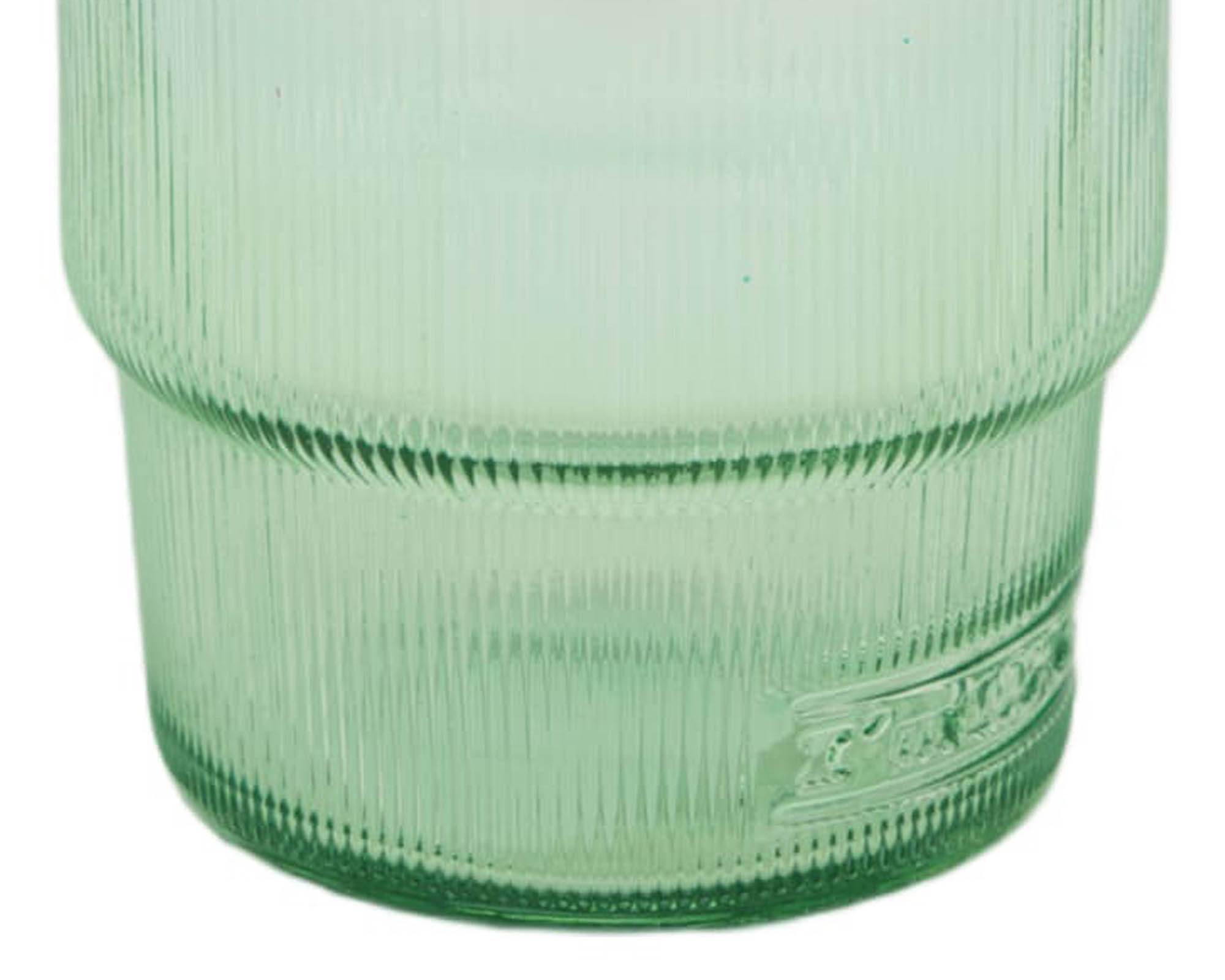 Bicchiere Acqua Verde D9x9cm in Vetro Riciclato - Dijk - immagine 2