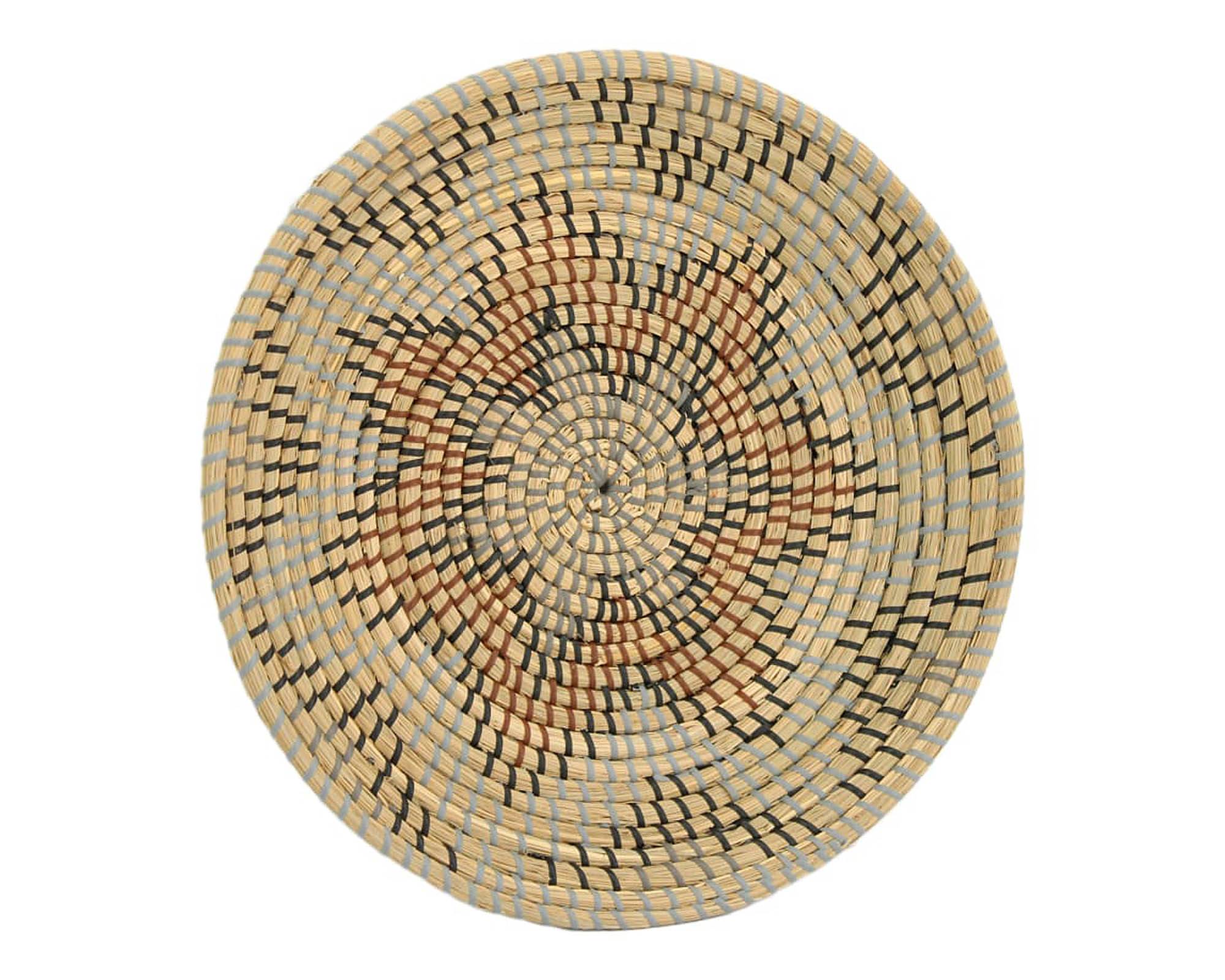 Decorazione Parete Multicolore D38cm in Fibra Naturale - Dijk