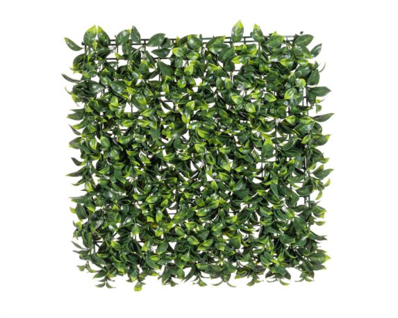 Parete Sintetica Verde Con Gardenia 50×50 In PE – Bizzotto