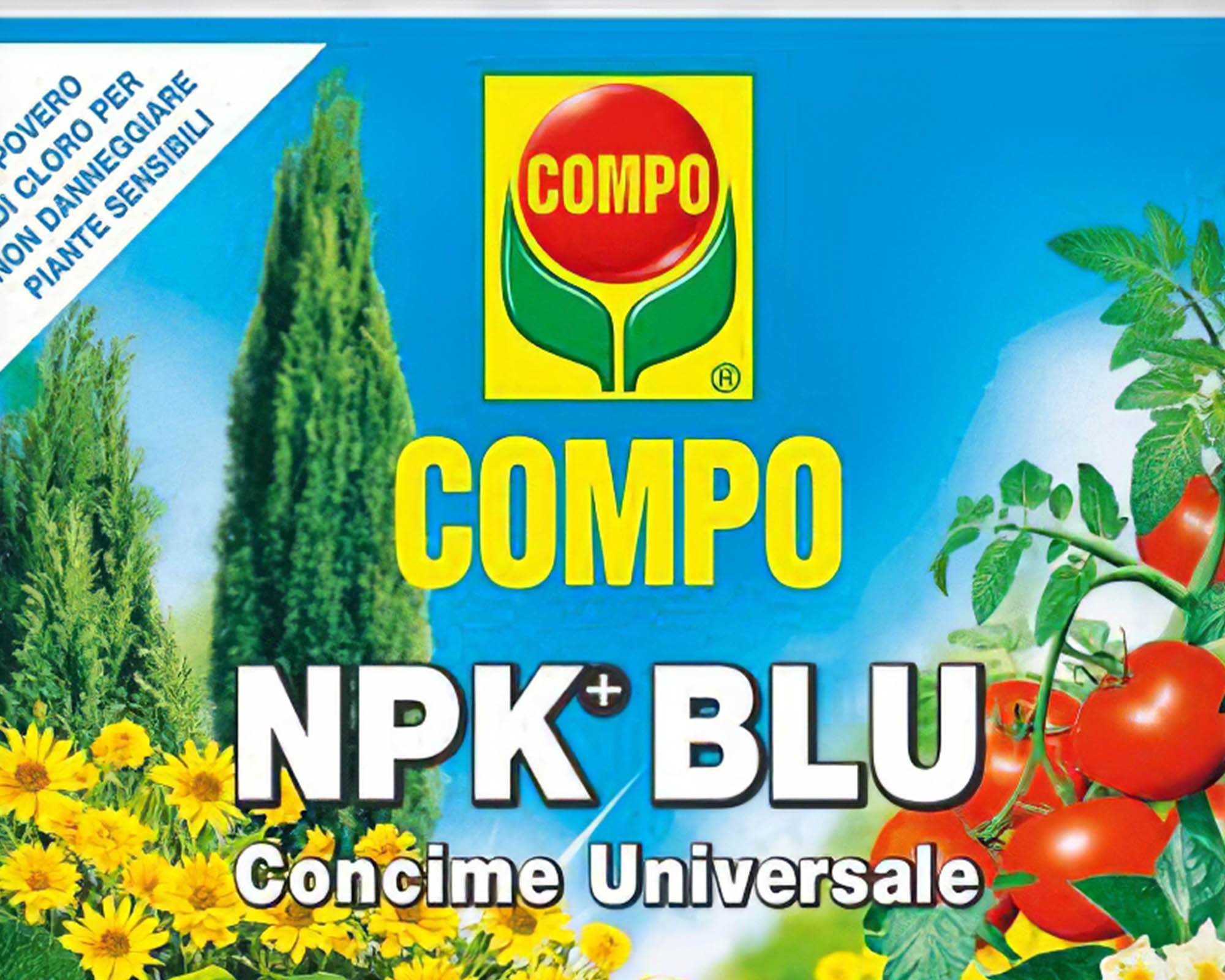 Concime Universale NPK Blu Pronto Effetto Granulare da 4Kg - Compo - immagine 2