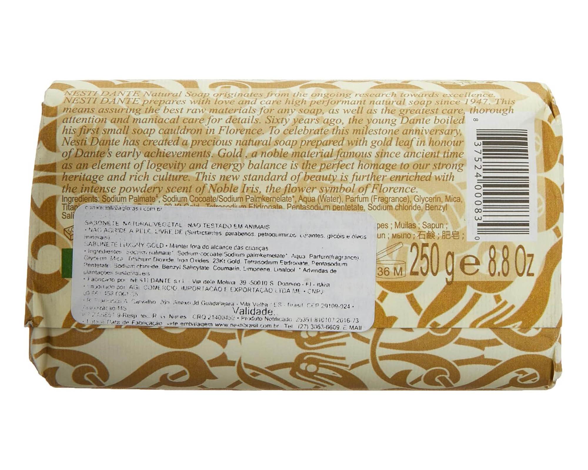 Sapone Luxury Gold Soap da 250g - immagine 4