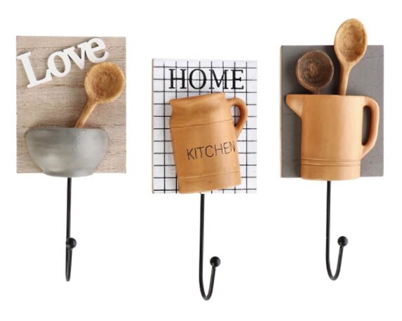 Appendino Cucina Assortito in Metallo e MDF