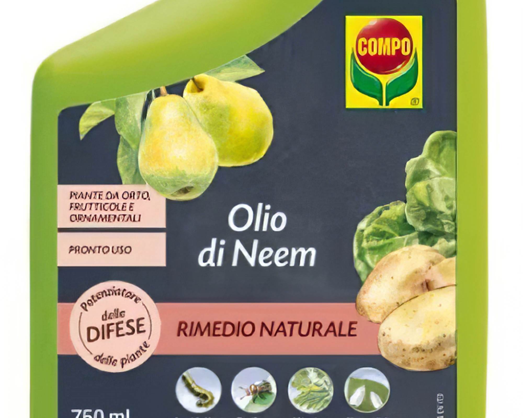 Insetticida Olio di Neem Pronto Uso da 750ml - Compo - immagine 2