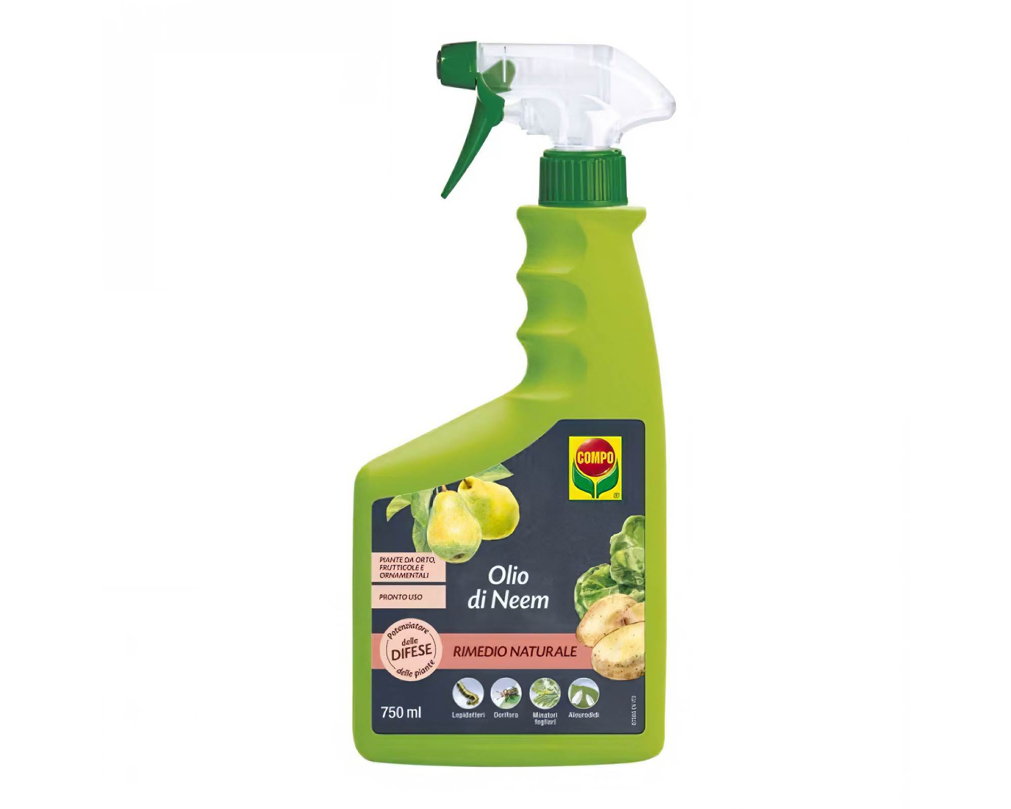 Insetticida Olio di Neem Pronto Uso da 750ml - Compo