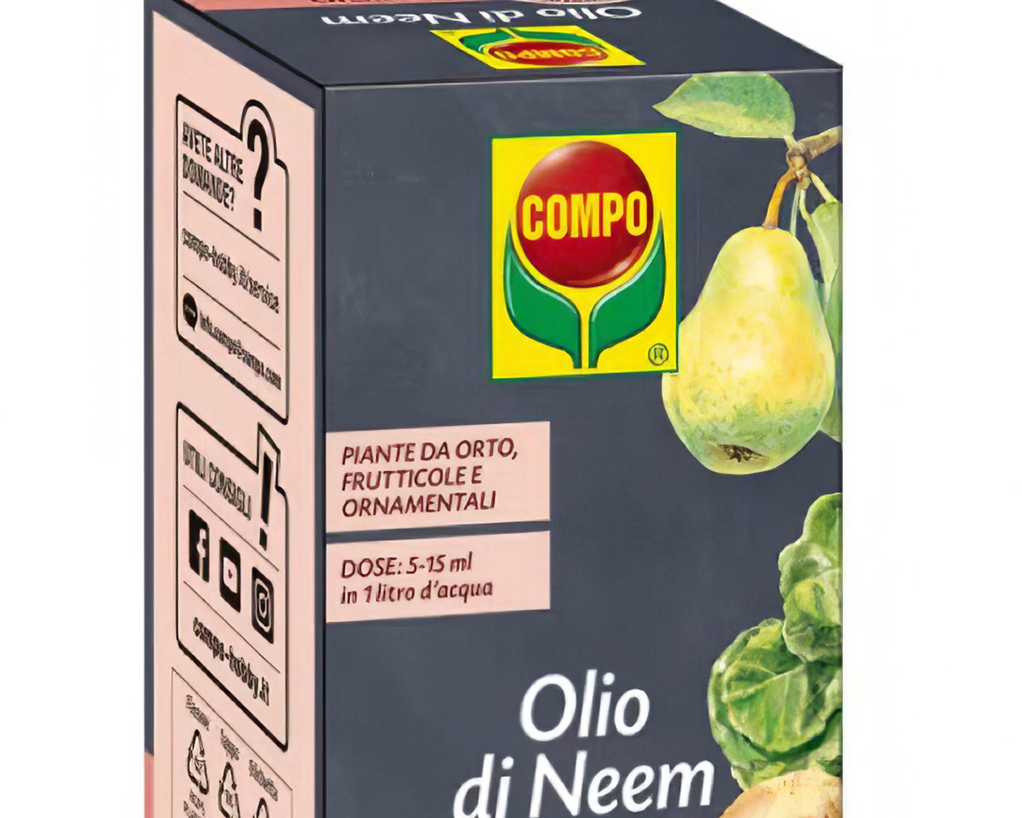 Insetticida Olio di Neem Concentrato da 250ml - Compo - immagine 2