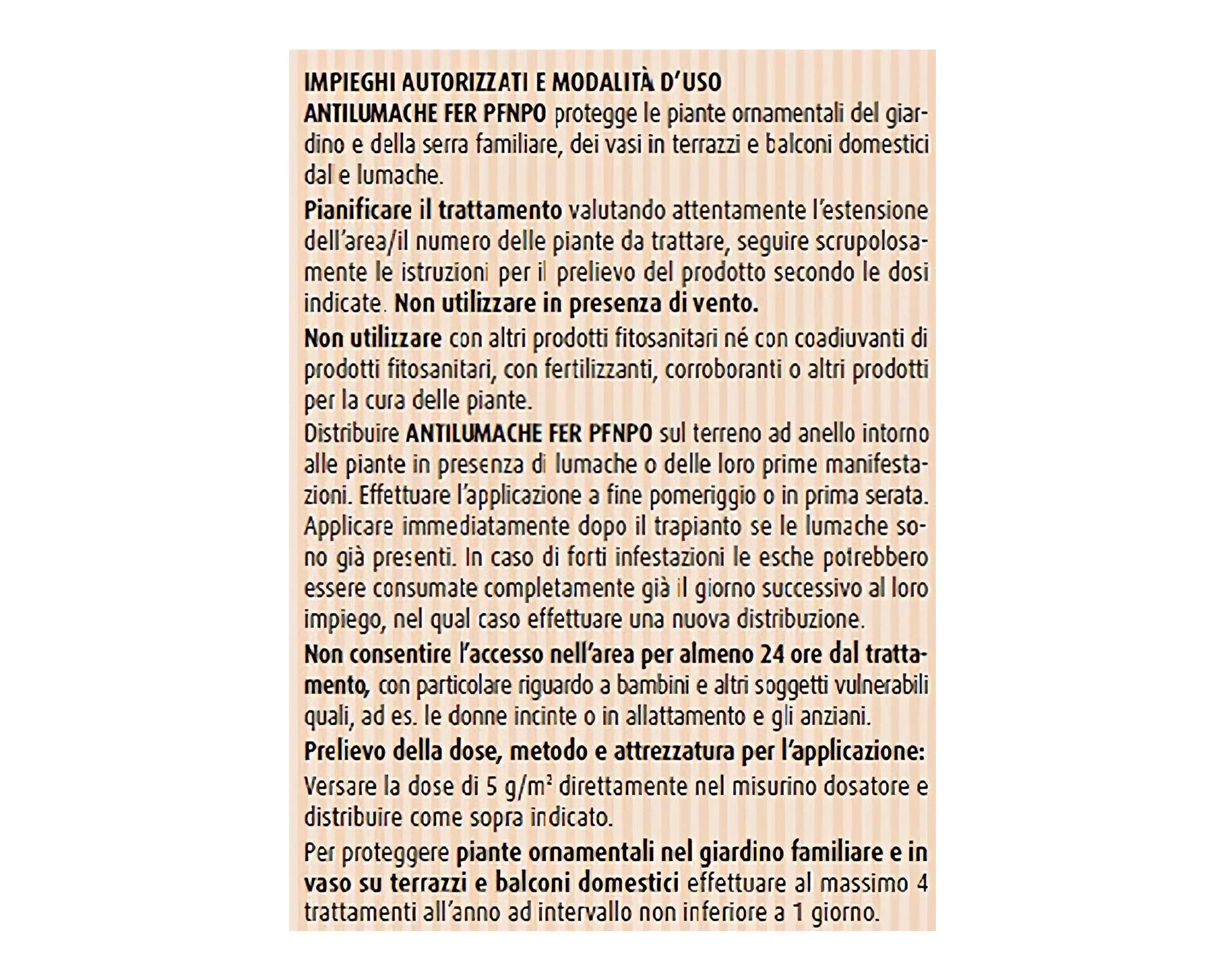 Lumachicida Ferro Bio PFPNO da 200g - Compo - immagine 5