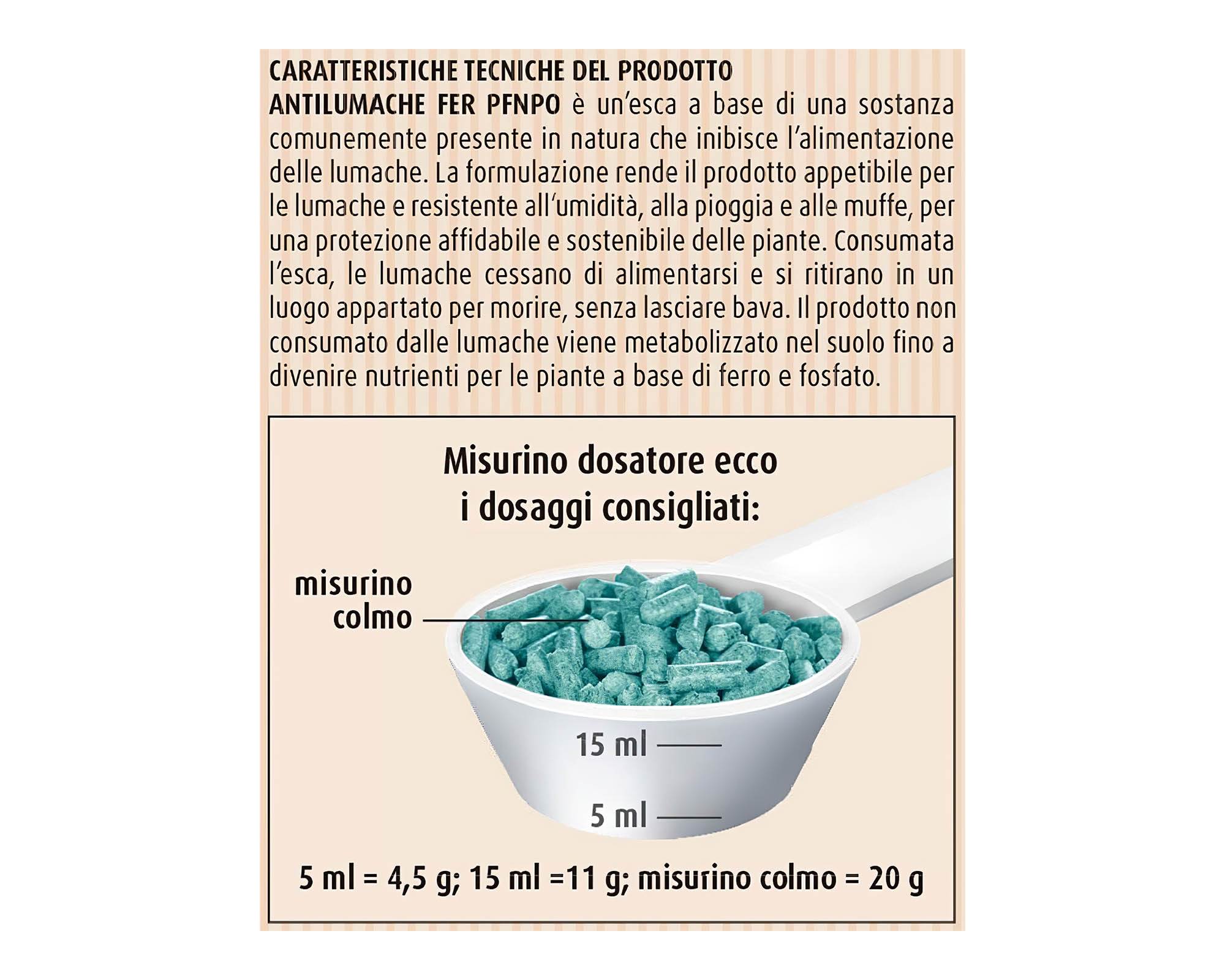 Lumachicida Ferro Bio PFPNO da 200g - Compo - immagine 8