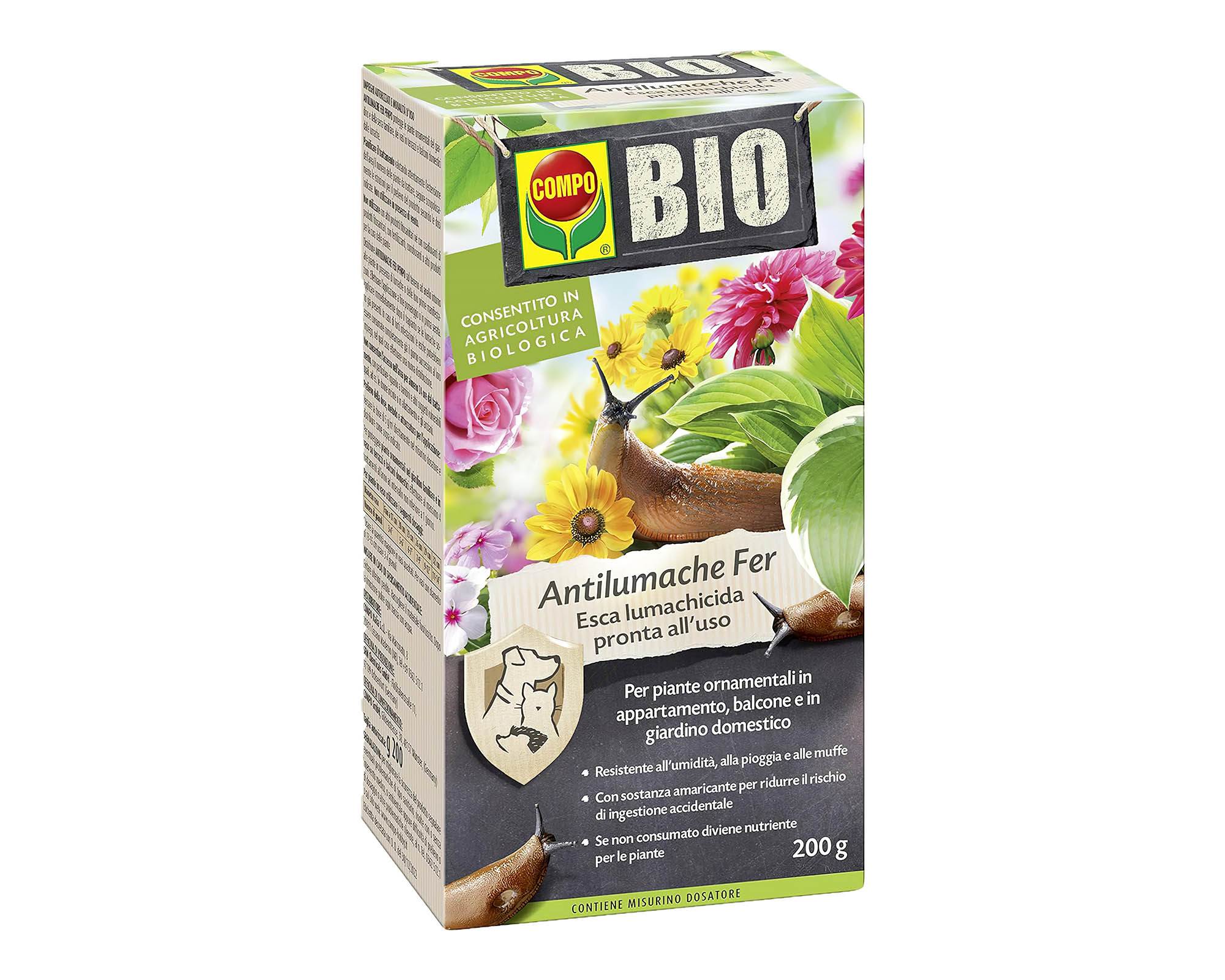 Lumachicida Ferro Bio PFPNO da 200g - Compo
