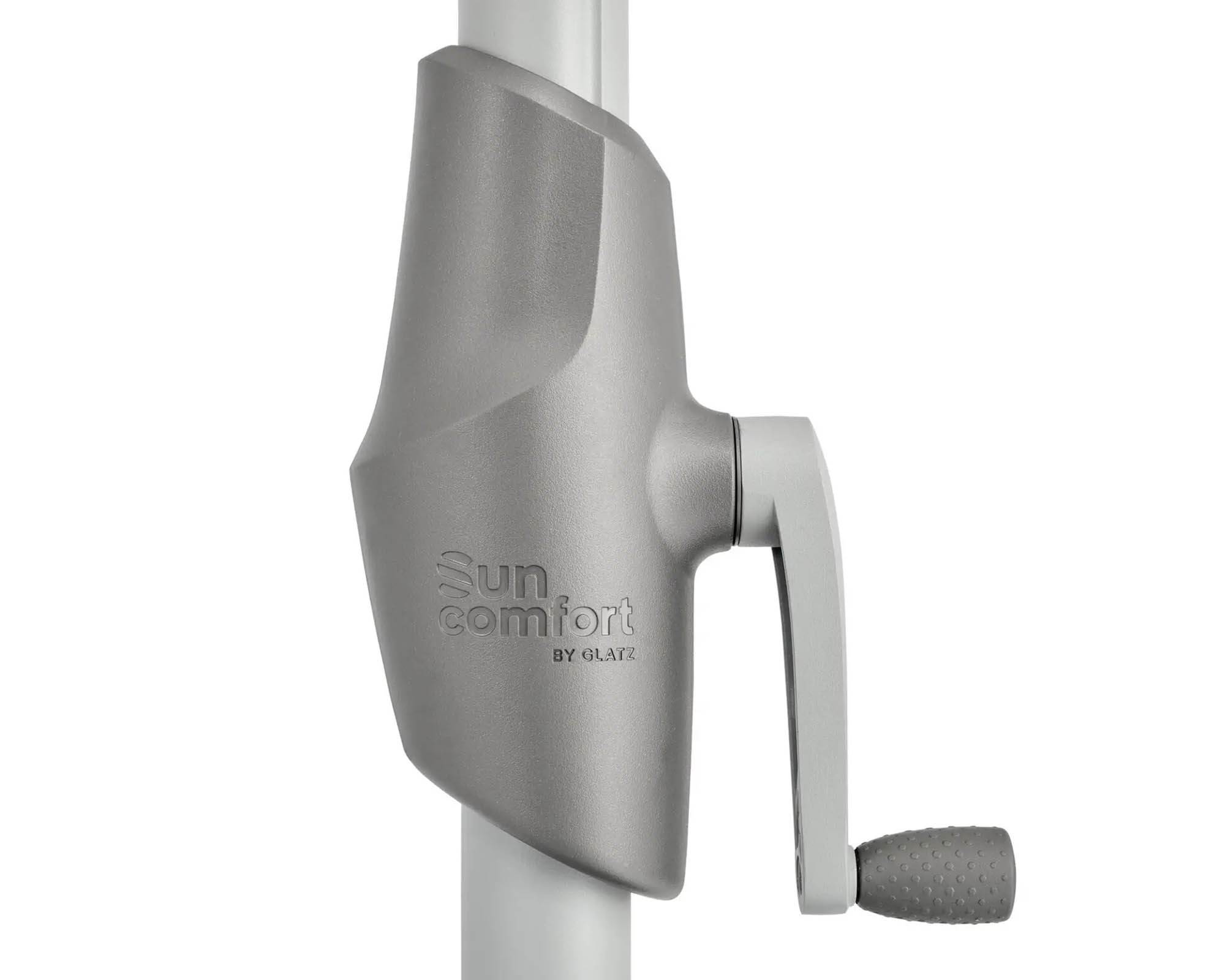 Ombrellone a Palo Centrale Pop-Up Verde 2,5x2m in Alluminio e Poliestere - Arco Marketing - immagine 8