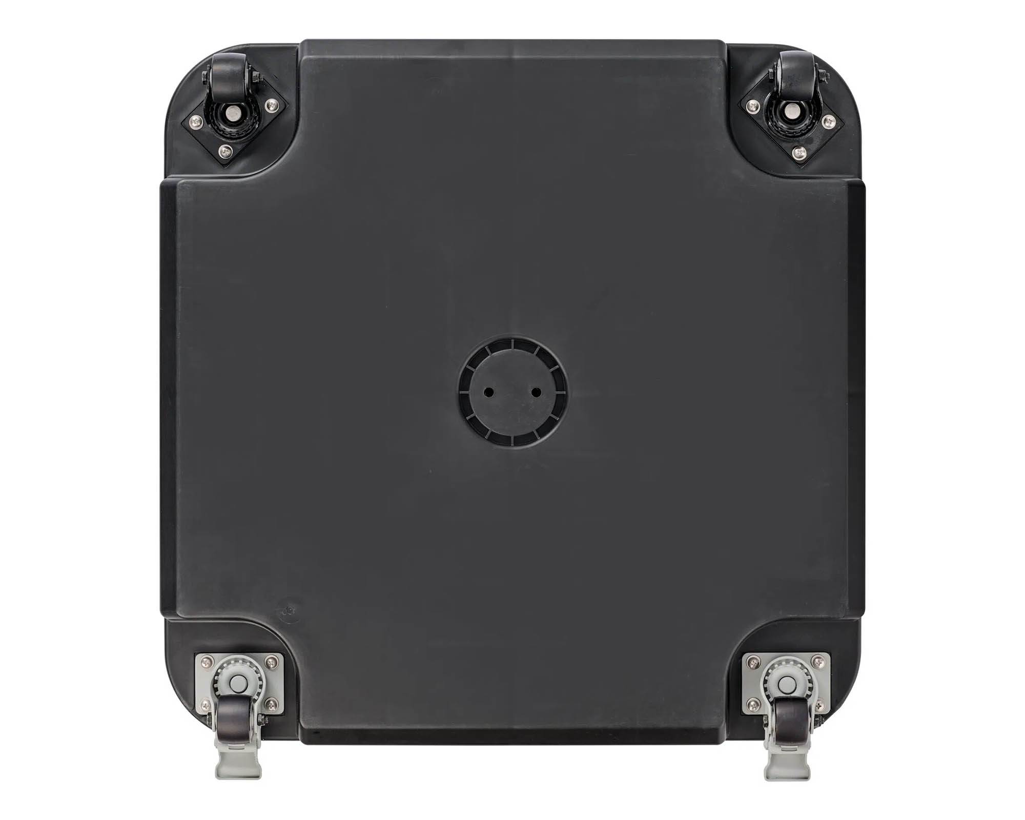 Base per Ombrellone a Palo Centrale Roll Media in Metallo, Plastica e Polietilene - Arco Marketing - immagine 2