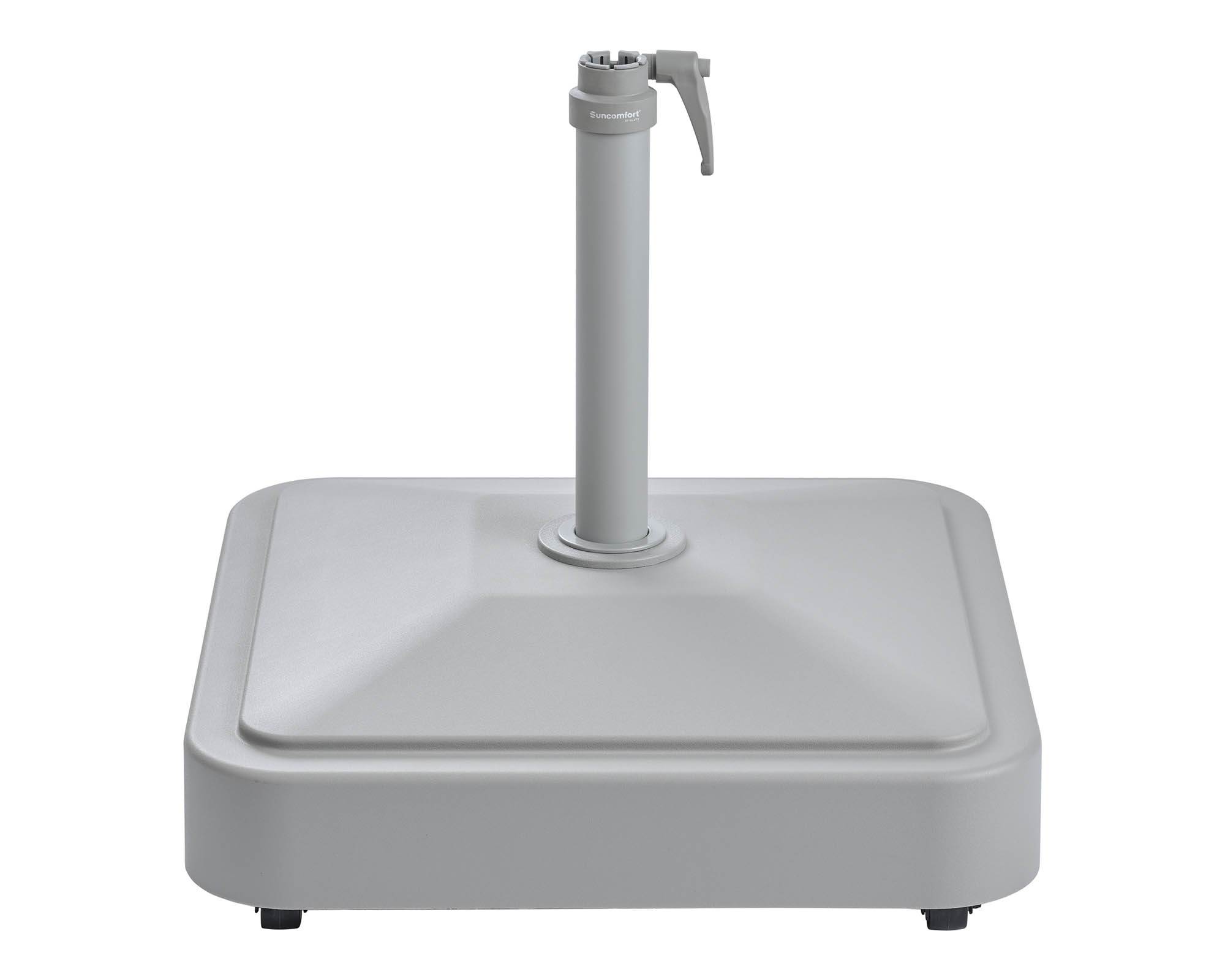 Base per Ombrellone a Palo Centrale Roll Media in Metallo, Plastica e Polietilene - Arco Marketing