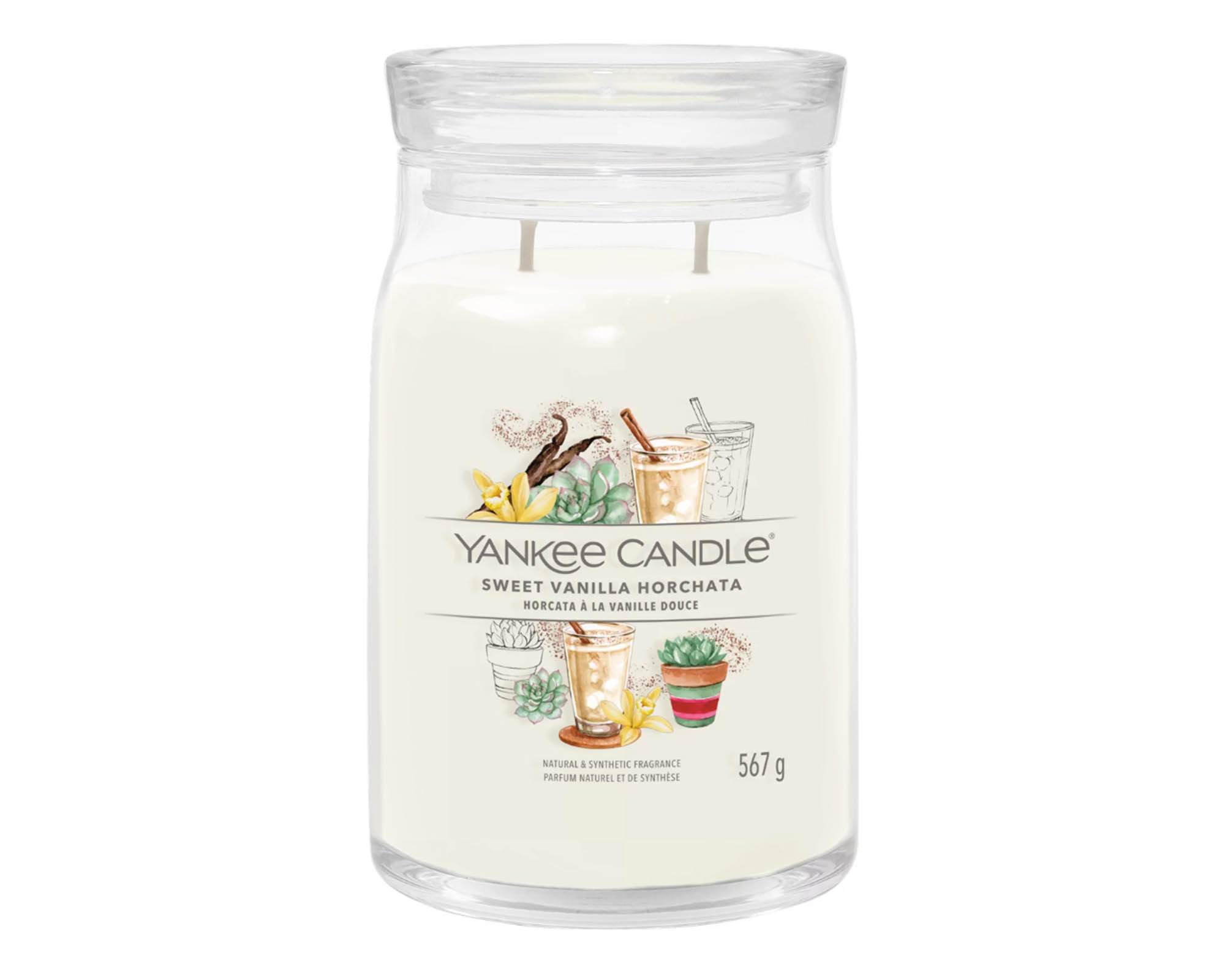 Giara Candela Grande Signature Sweet Vanilla Horchata - Yankee Candle
