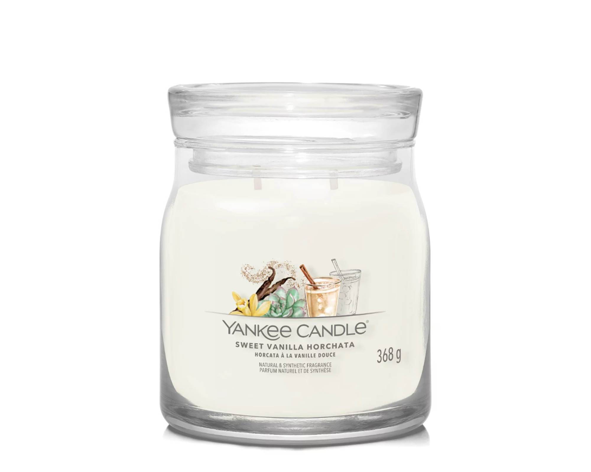 Giara Candela Media Signature Sweet Vanilla Horchata - Yankee Candle