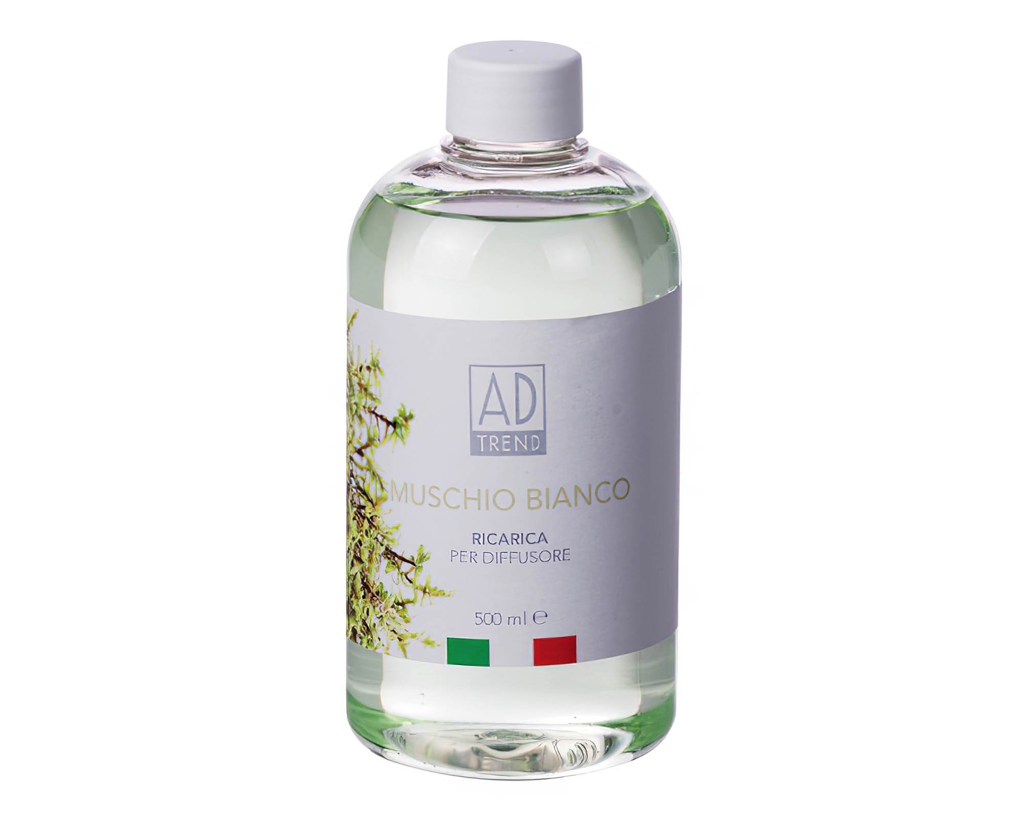 Ricarica per Diffusore Muschio Bianco da 500ml in Plastica
