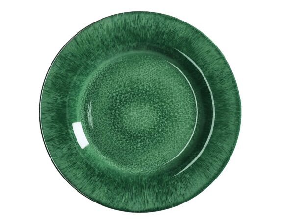 Piatto Fondo Verde D28x2,5cm in Melamina