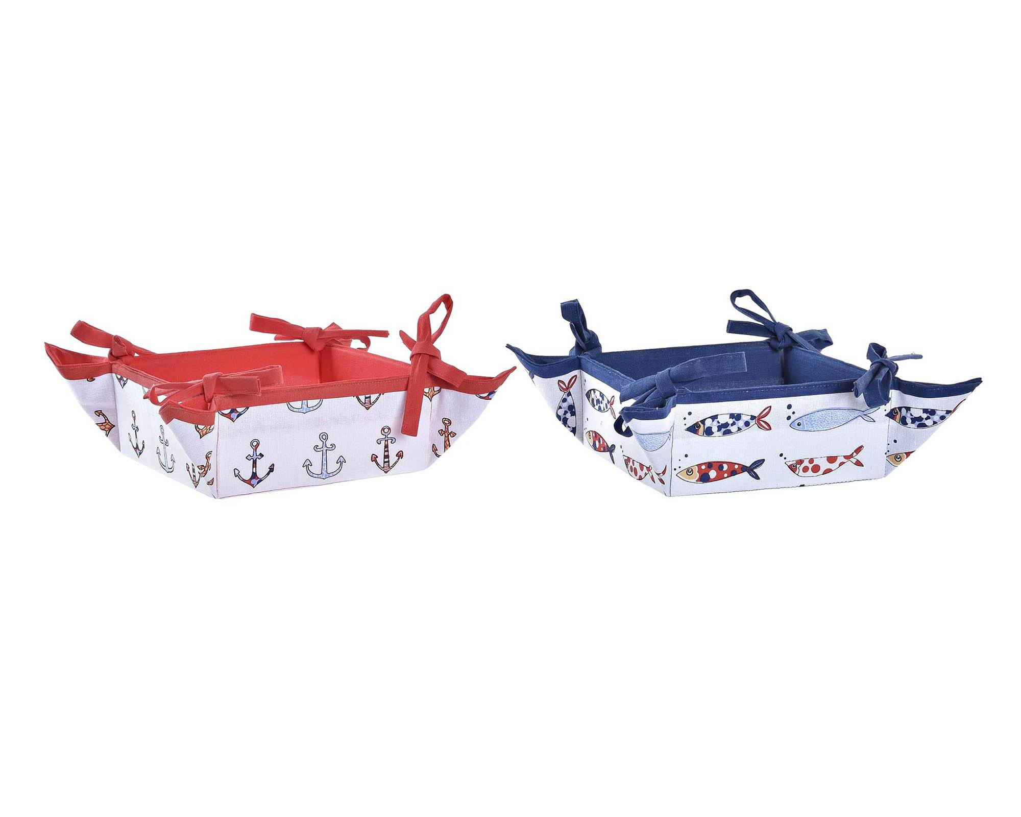 Cesta Atlantico Assortito 16x16x10cm in Cotone - Item