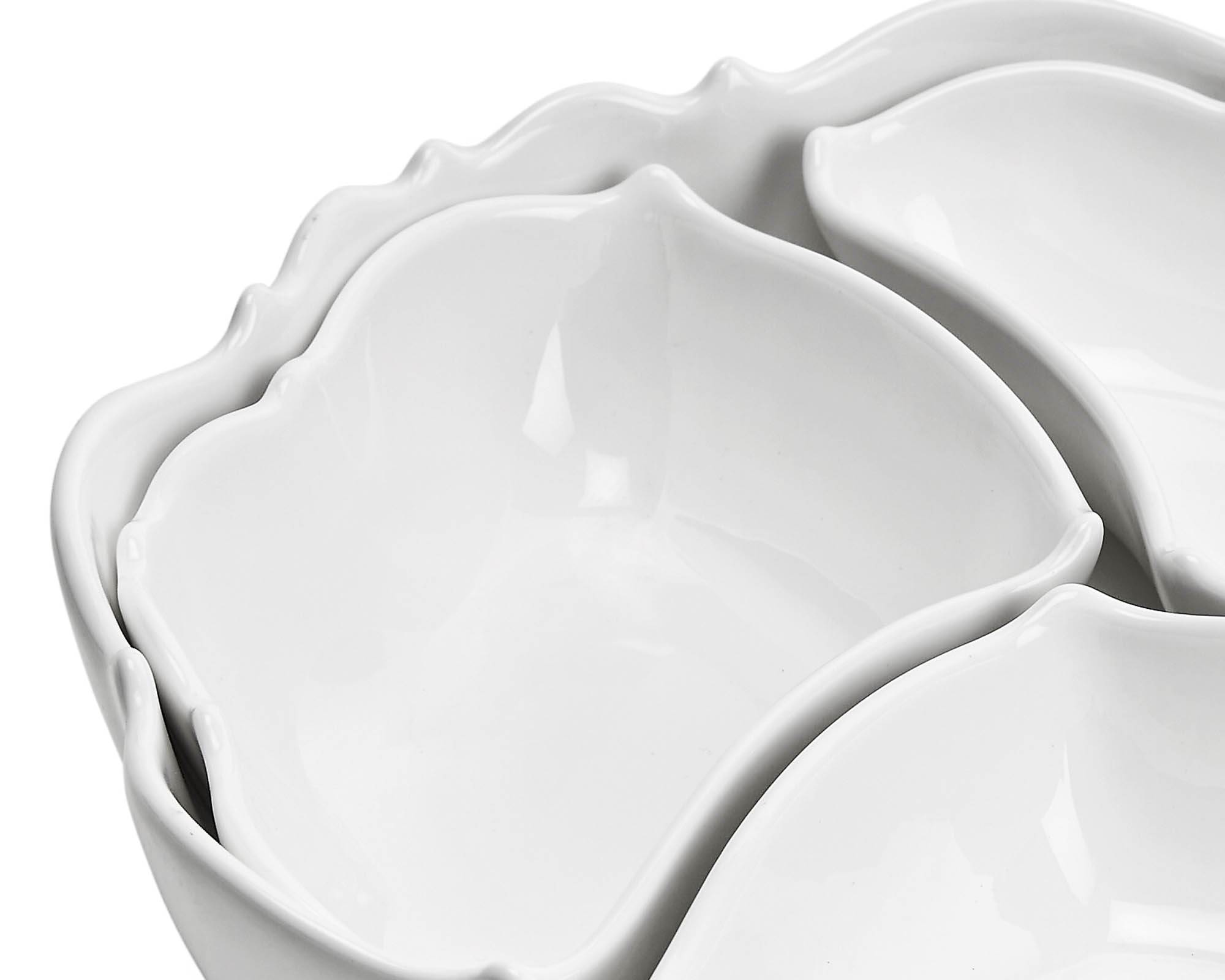 Set 4 Pz Aperitivo Arya 25,5x6cm in Porcellana - immagine 2