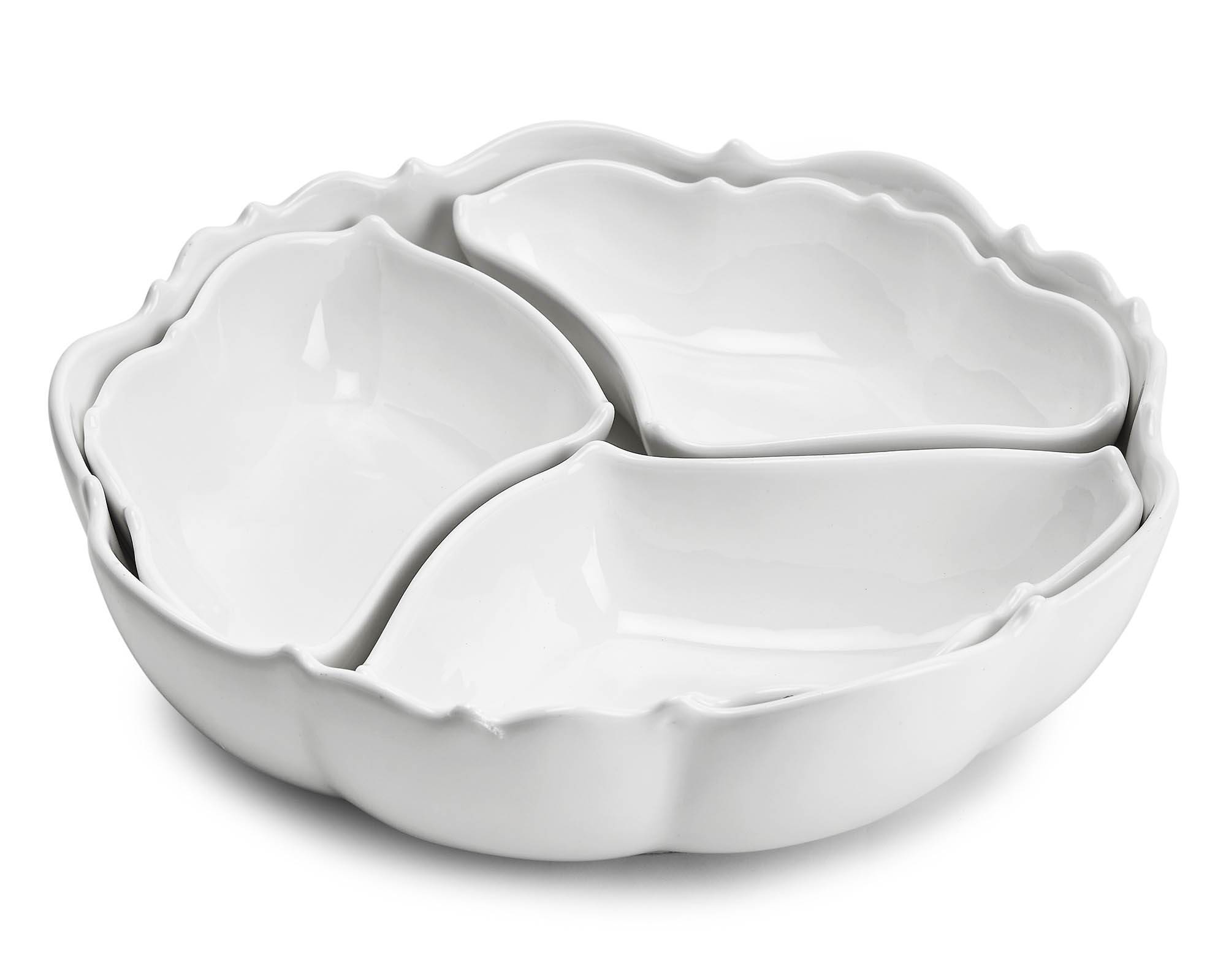 Set 4 Pz Aperitivo Arya 25,5x6cm in Porcellana