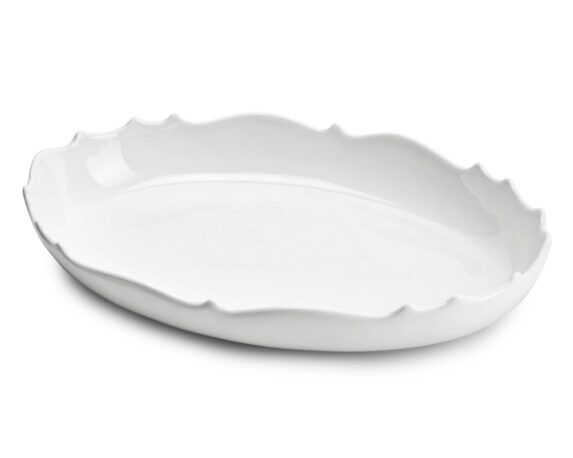 Piatto Ovale Arya 35x23cm in Porcellana