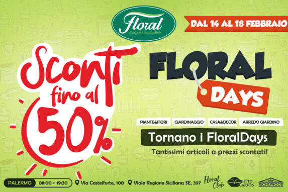 Tornano I Floral Days: Sconti Imperdibili Fino Al 50%