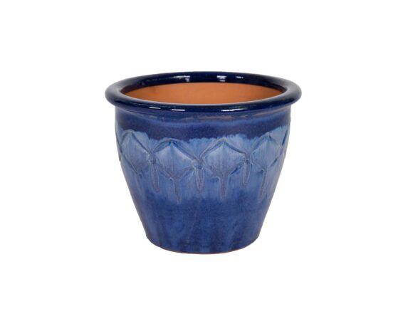 Cachepot Star Planter Blue Pastel D20x17cm In Ceramica – Mega Collections