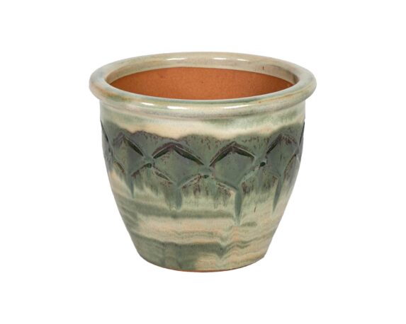 Cachepot Star Planter Verde Pastello D20x17cm In Ceramica – Mega Collections