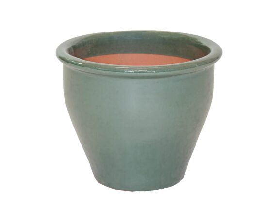 Cachepot Ovale Ceria Verde D24x20cm in Ceramica – Mega Collections