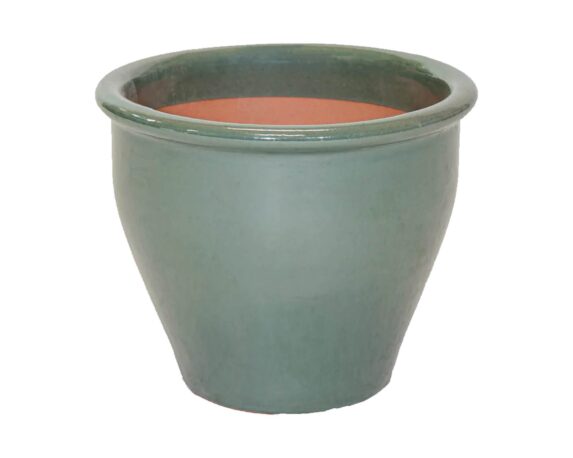 Cachepot Ovale Ceria Verde D29x25cm in Ceramica – Mega Collections
