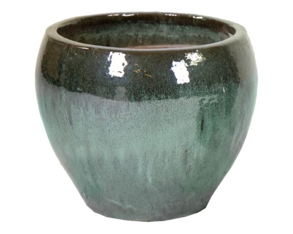 Cachepot Smaltato Belly Celadon D38x32cm in Ceramica – Mega Collections