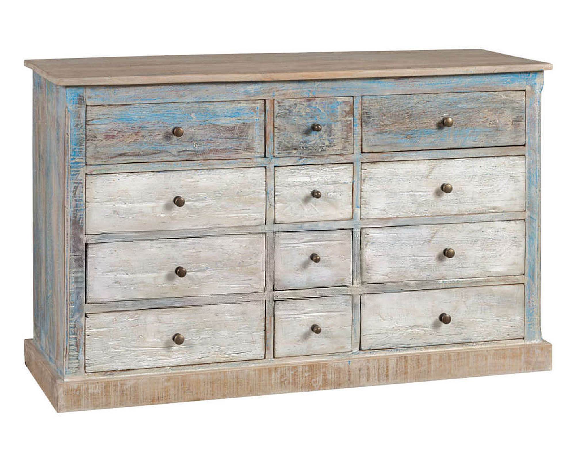 Cassettiera Biarritz 130x44x80cm in Legno - Agora