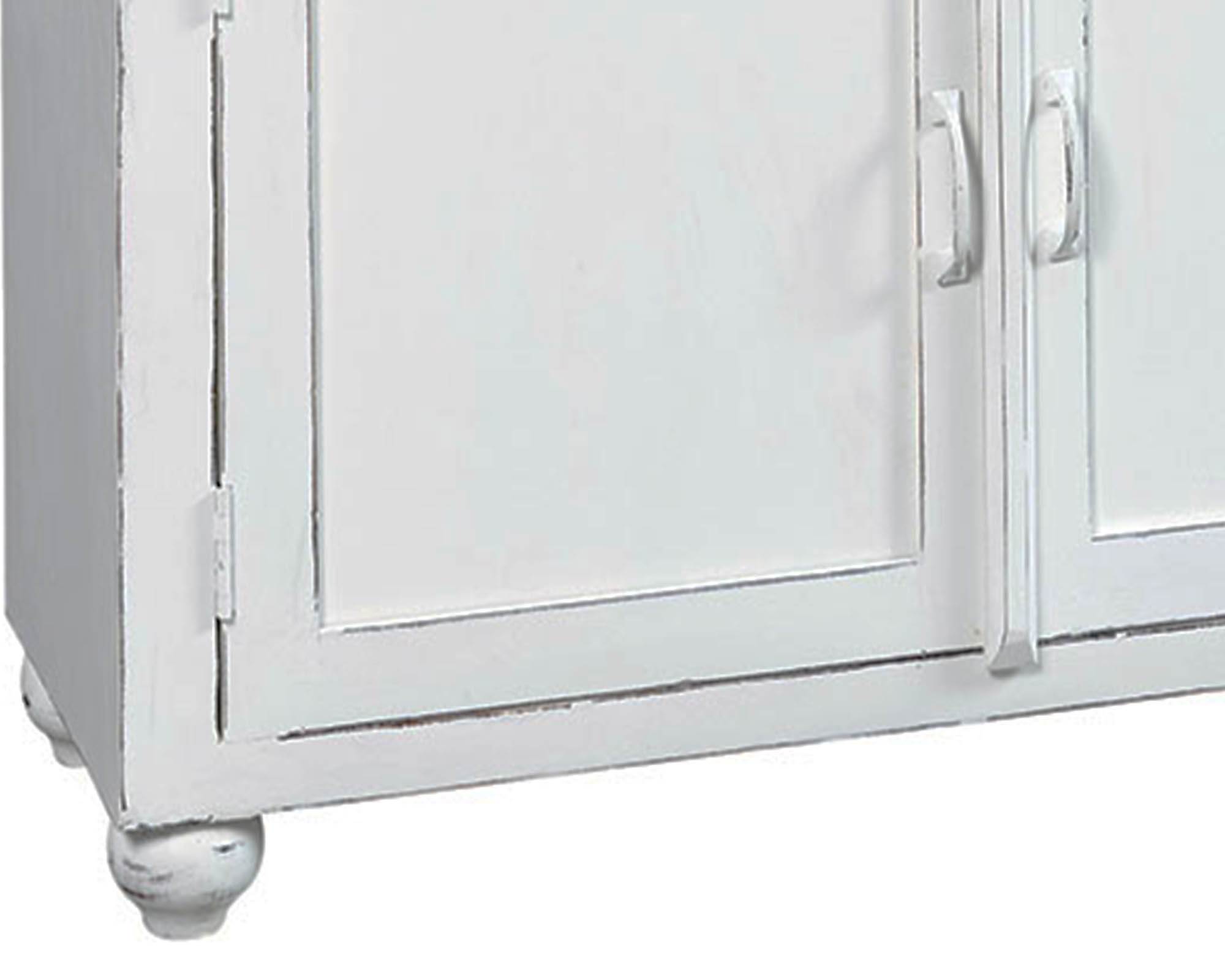 Credenza Masseria Bianca 120x45x200cm in Legno - Agora - immagine 2