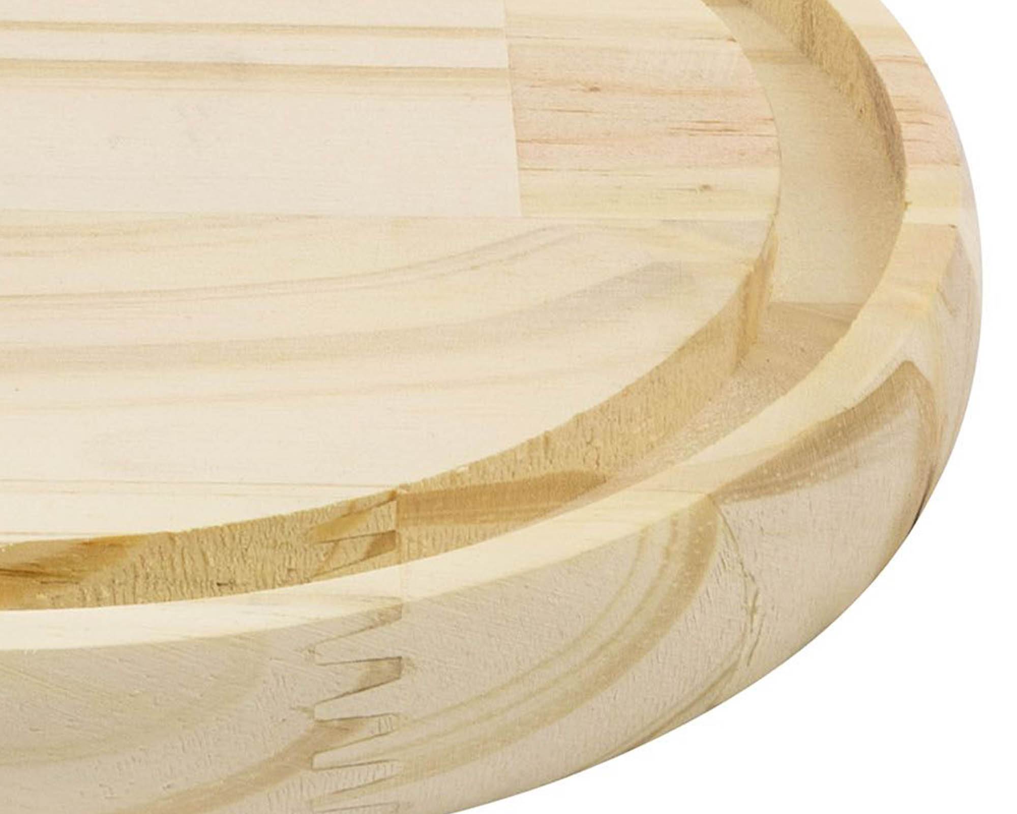 Base Naturale per Cupola D12,5x1,5cm in MDF - immagine 2