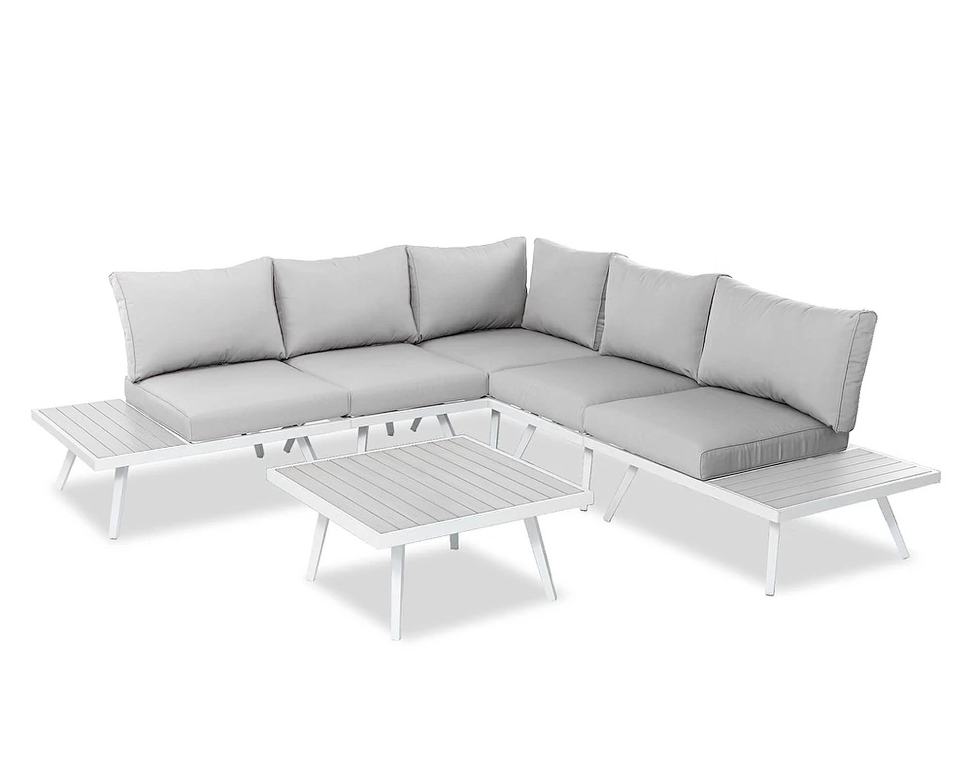 Set 6 Pz Salotto in Alluminio - Floral Garden - immagine 2