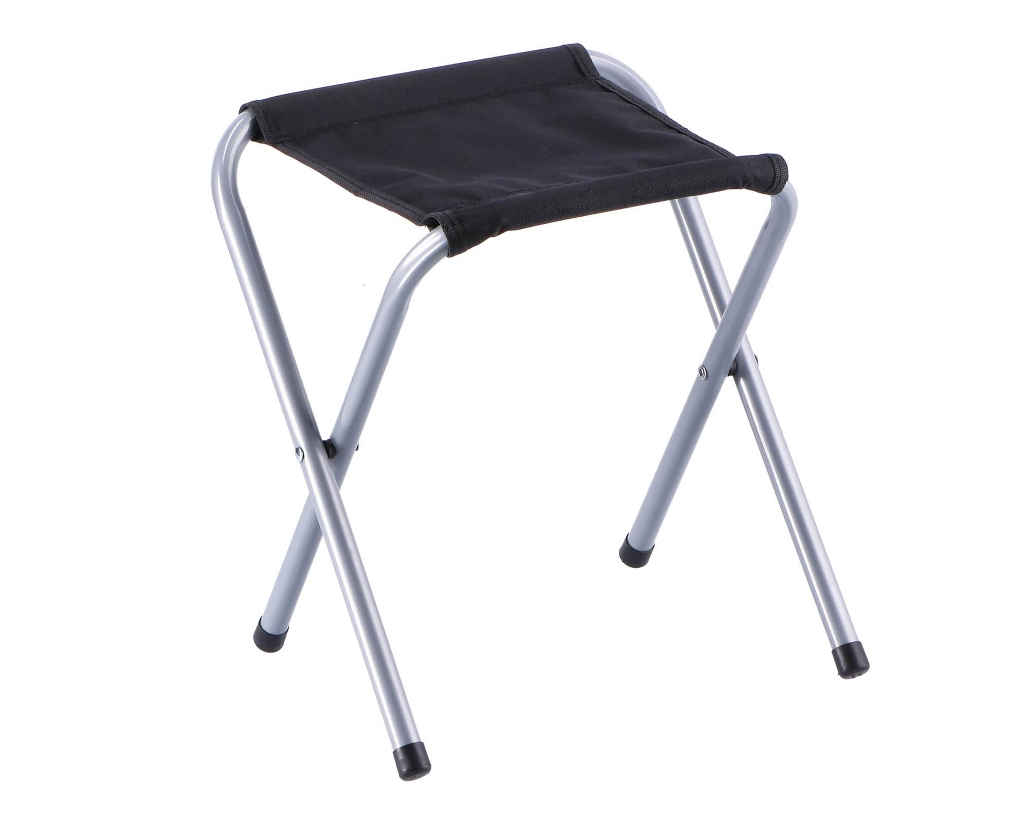 Sgabello Pieghevole Assortito 34x27x36h in Alluminio e Poliestere - immagine 4