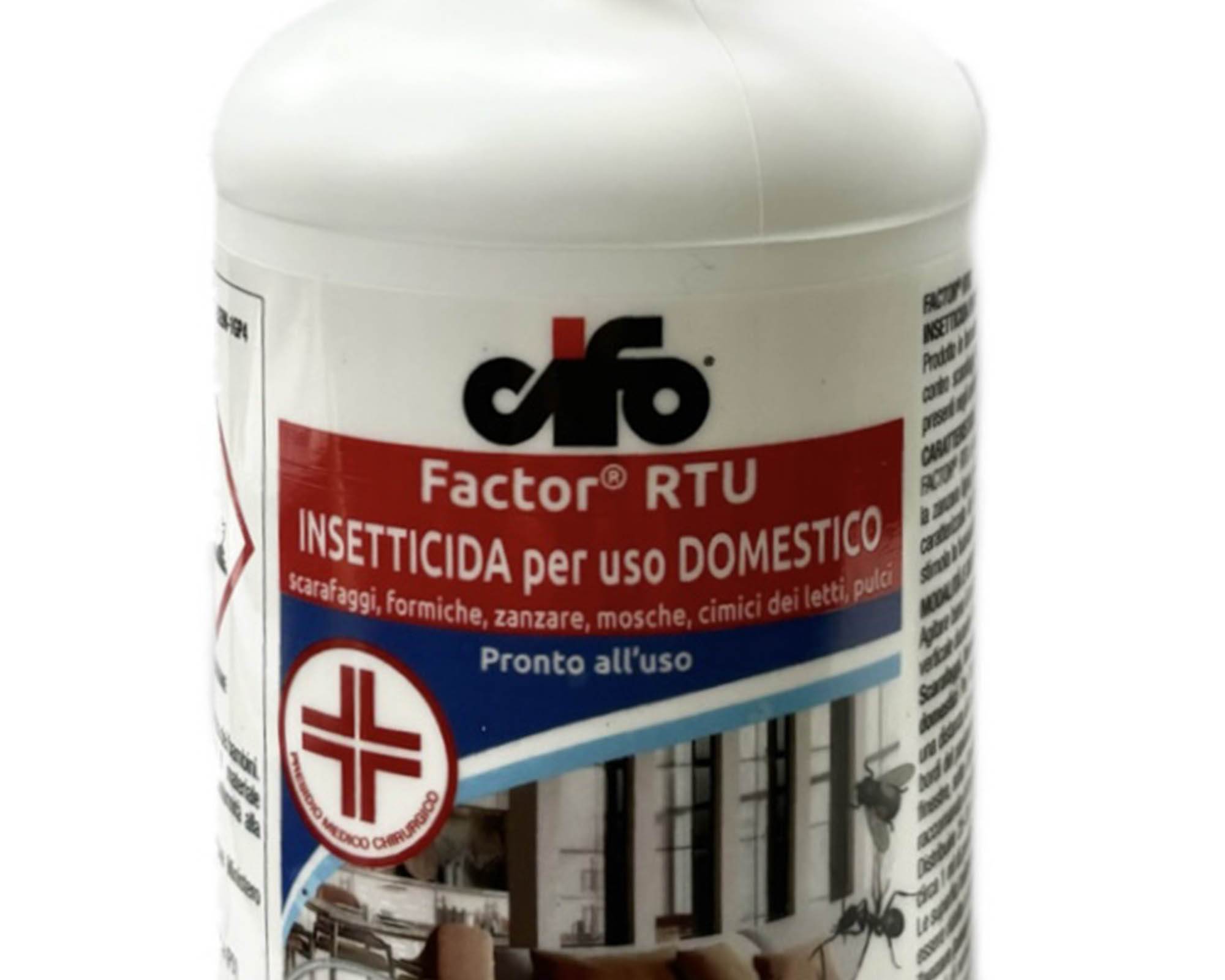Factor Insetticida per Uso Domestico RTU 500ml - Cifo - immagine 2