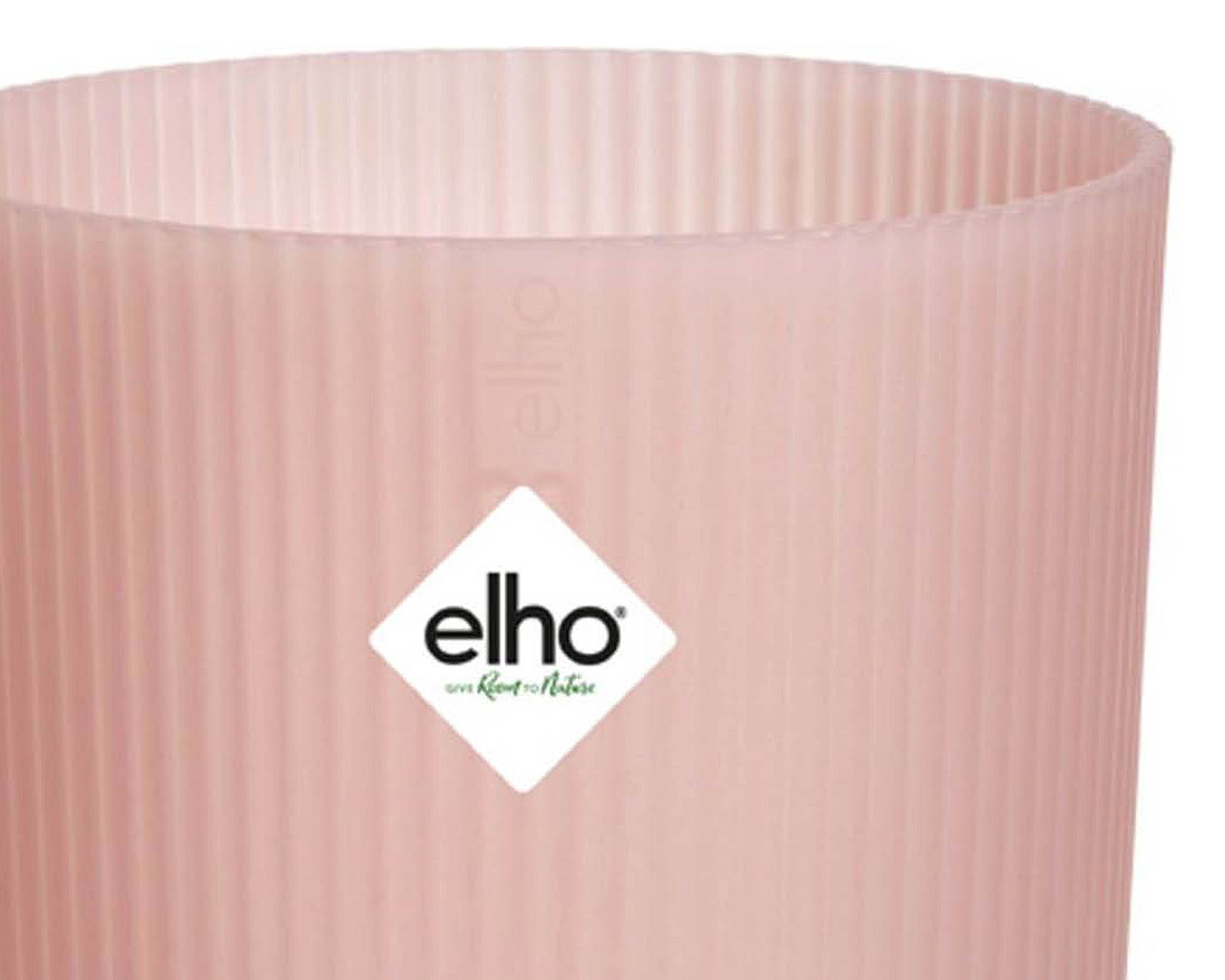 Cachepot Tondo Vibes Orchidea Rosa Smaltato D12,5cm - Elho - immagine 2