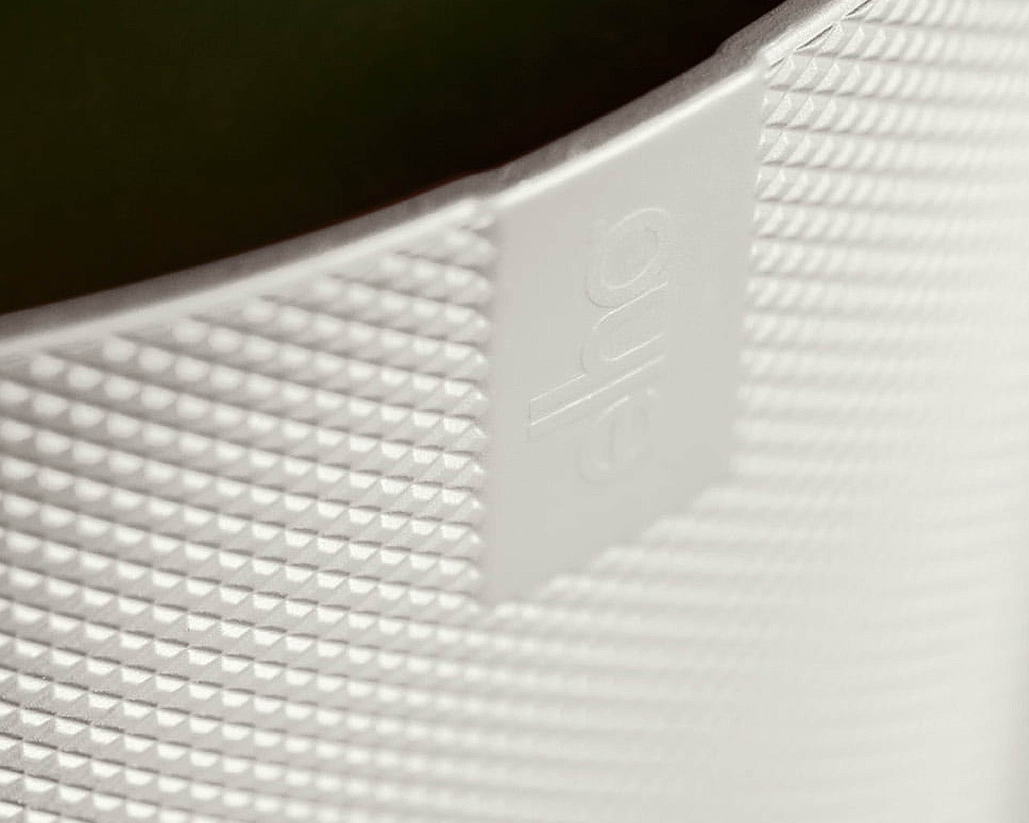 Cachepot Tondo Jazz Bianco Seta D23cm in Plastica Riciclata - Elho - immagine 2