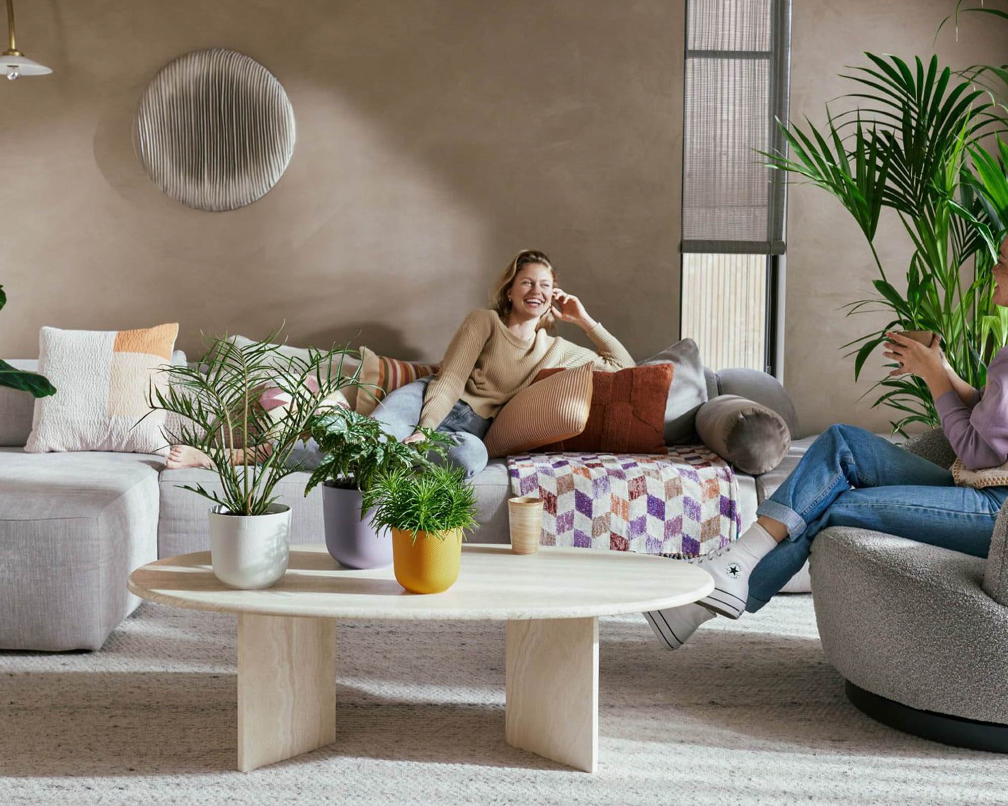 Cachepot Tondo Jazz Lavanda D26cm in Plastica Riciclata - Elho - immagine 10