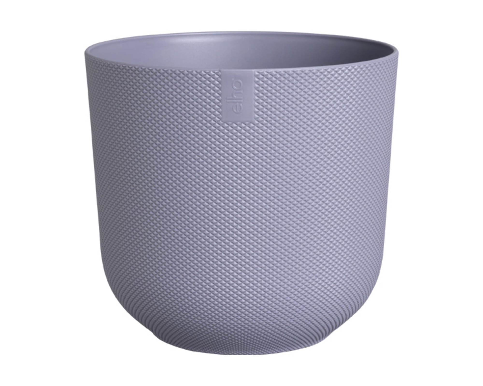 Cachepot Tondo Jazz Lavanda D23cm in Plastica Riciclata - Elho