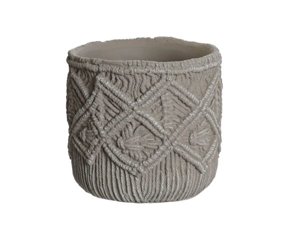 Cachepot Nodo Decorativo Piccolo in Cemento – Item
