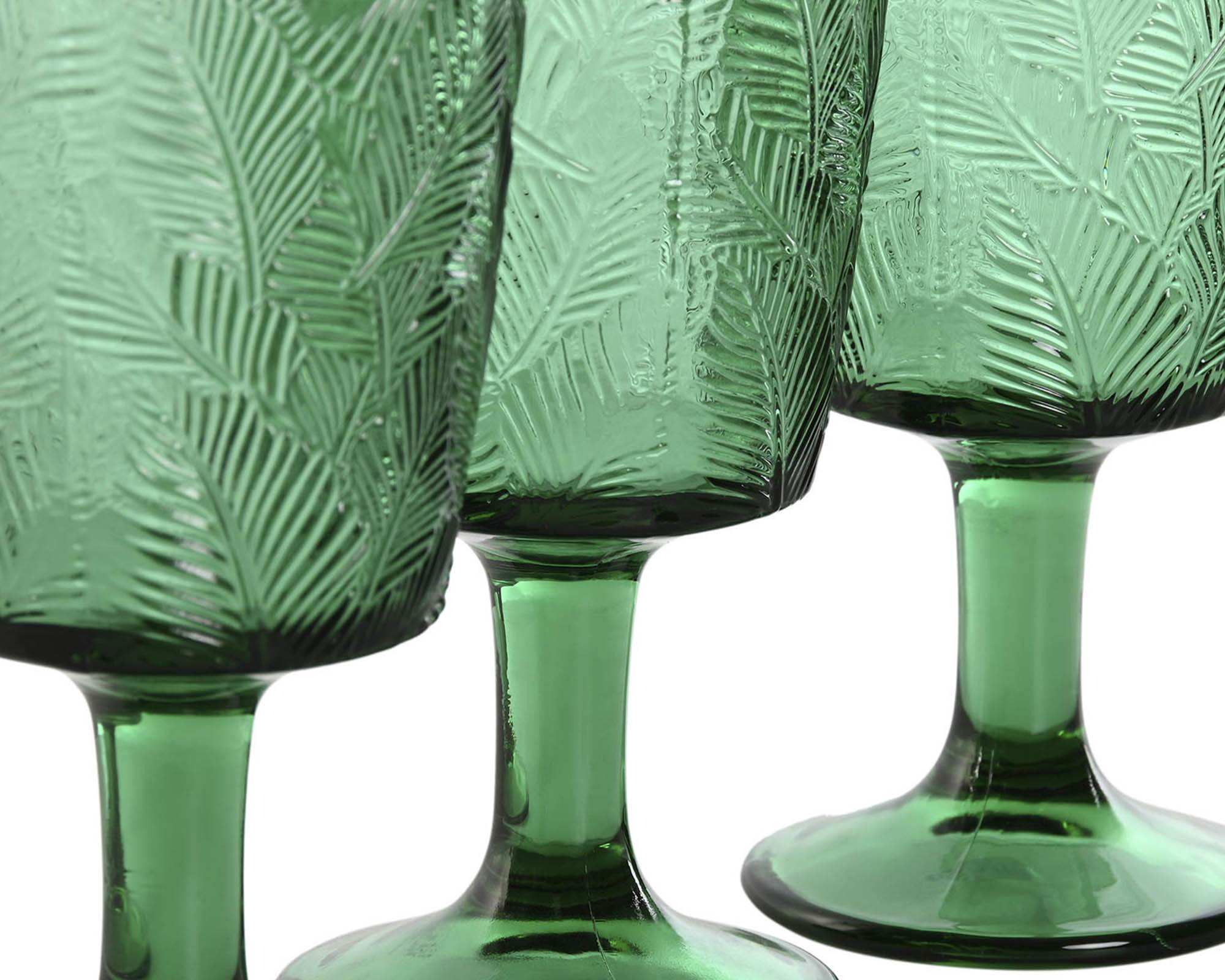 Set 6 Pz Calici Foglie 285 ml in Vetro - Item - immagine 2