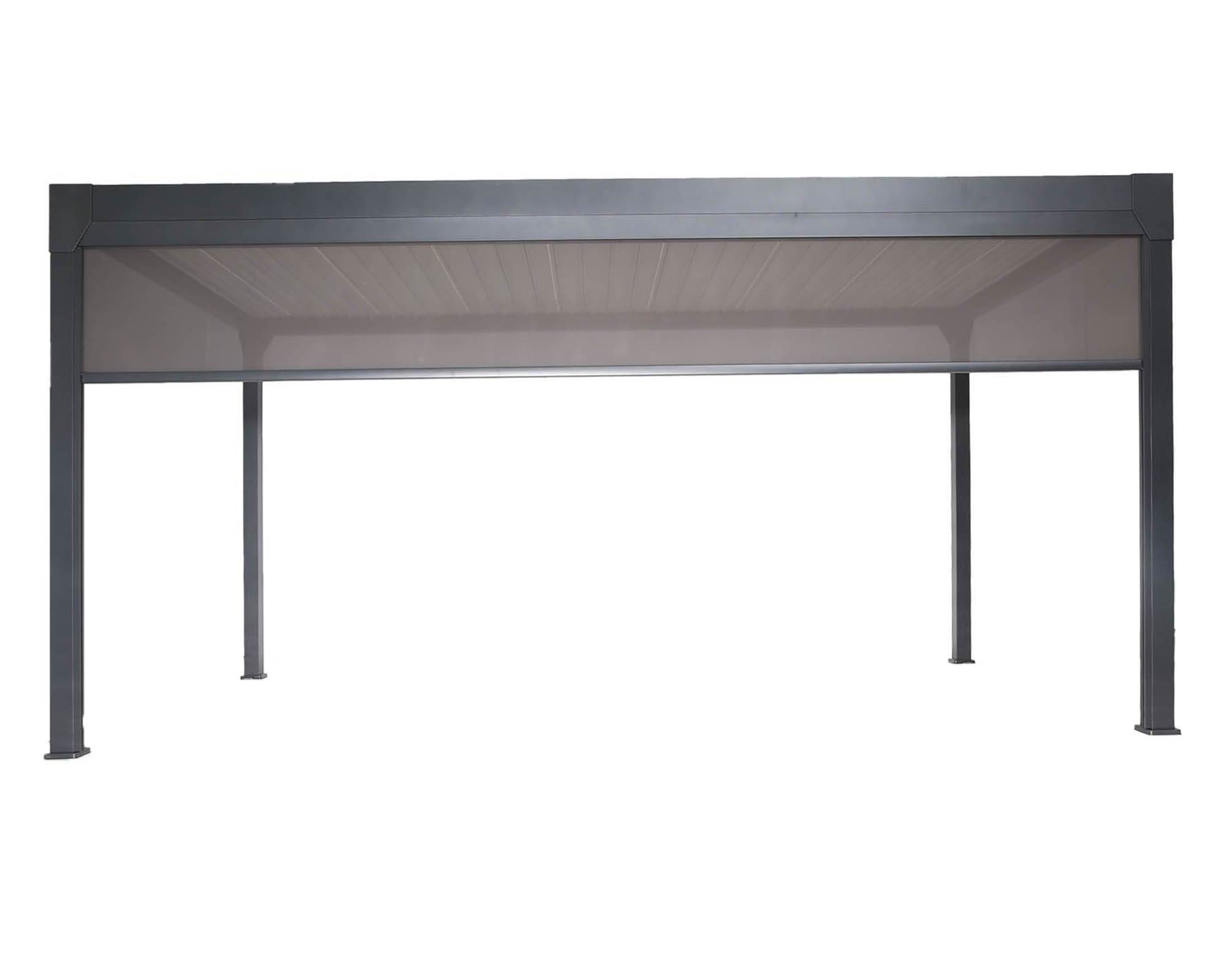 Tenda per Pergola Antivento Elettrica 5m - Floral Garden - immagine 2